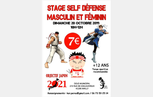 STAGE SELF DÉFENSE AU J3 SPORT AMILLY